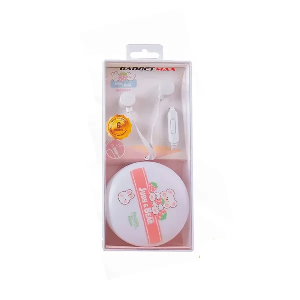 Gadget Max GIGII-232 (Judy & Bear Series) Wired Earphone