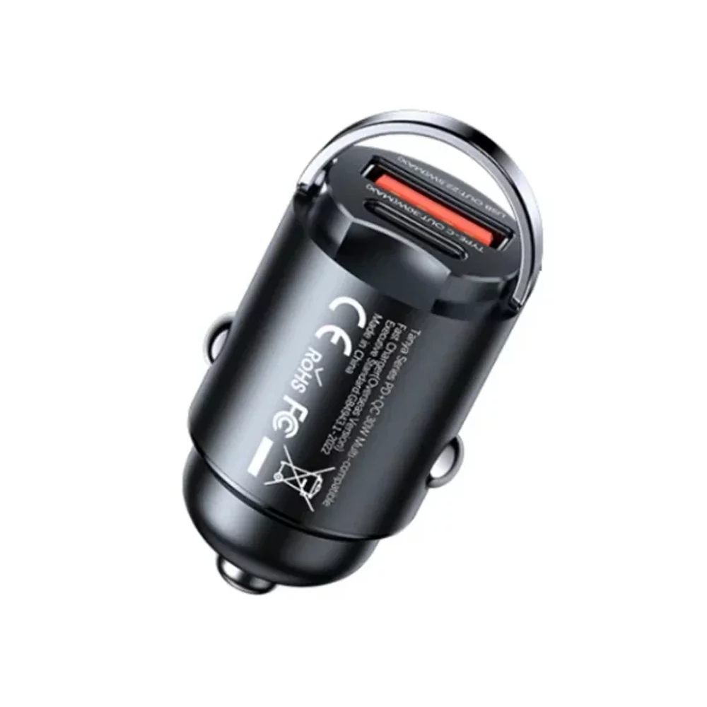 Remax RCC359 (Tanya Series 30W Fast Car Charger) - Black