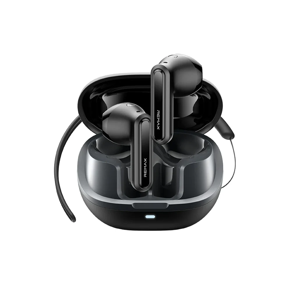 Remax TWS-09 Wireless Stereo Music & Call Earbuds - Black