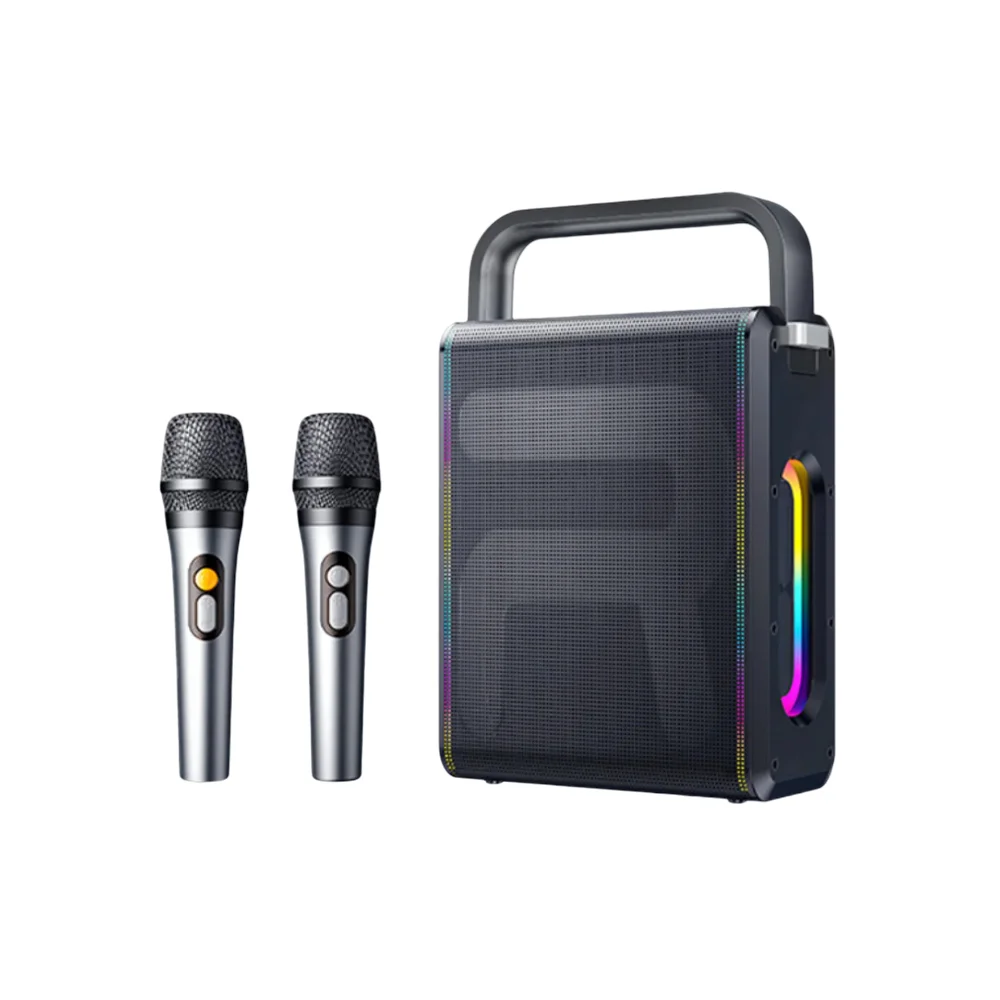 SPEAKER - REMAX RB-MB08 (6.0 LIGHTING PARTY WIRELESS PORTABLE SPEAKER, 60W) (BLACK)